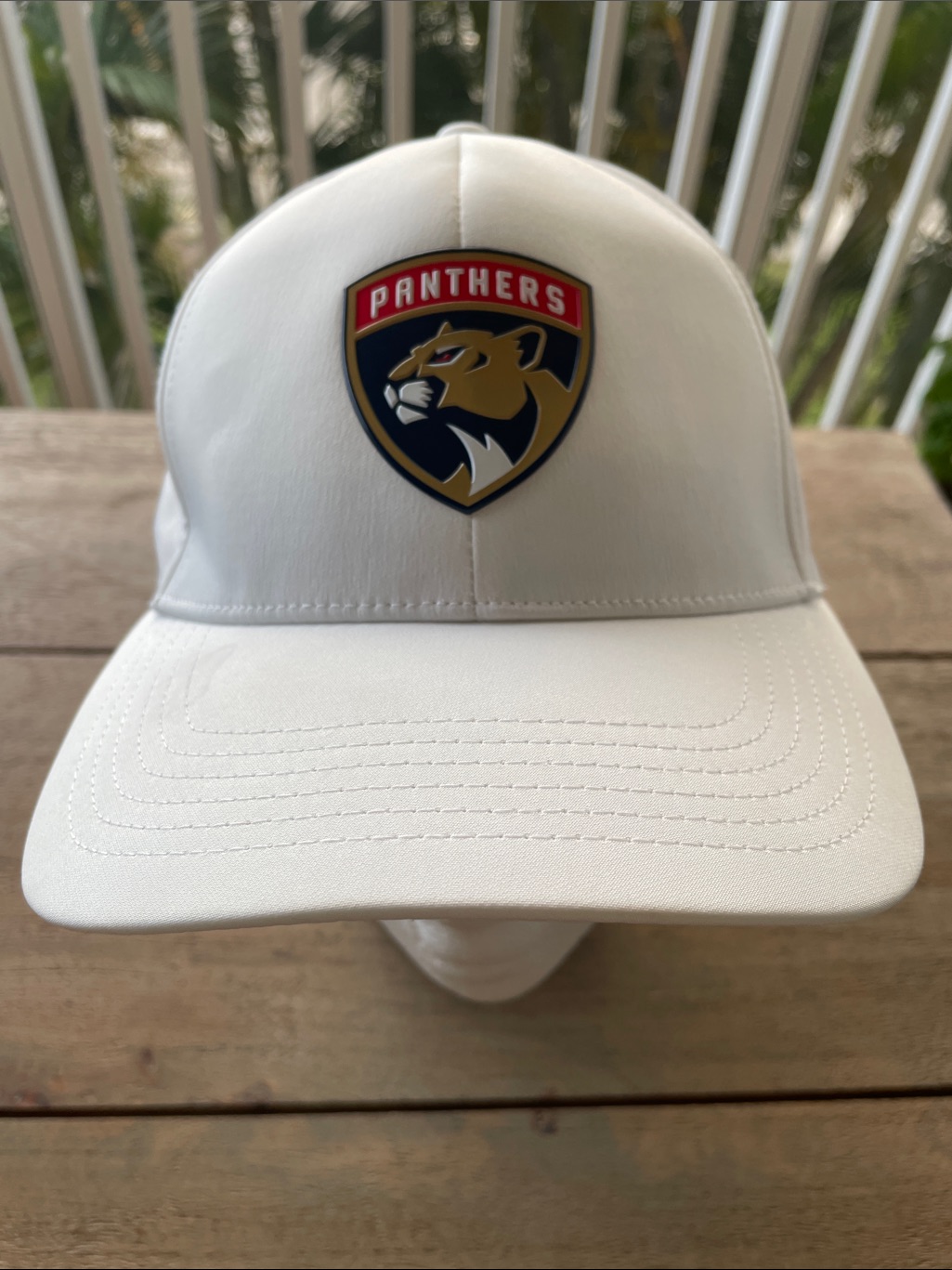 Panthers White Logo Baseball Cap